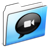 iChat Folder Smooth Icon 48x48 png